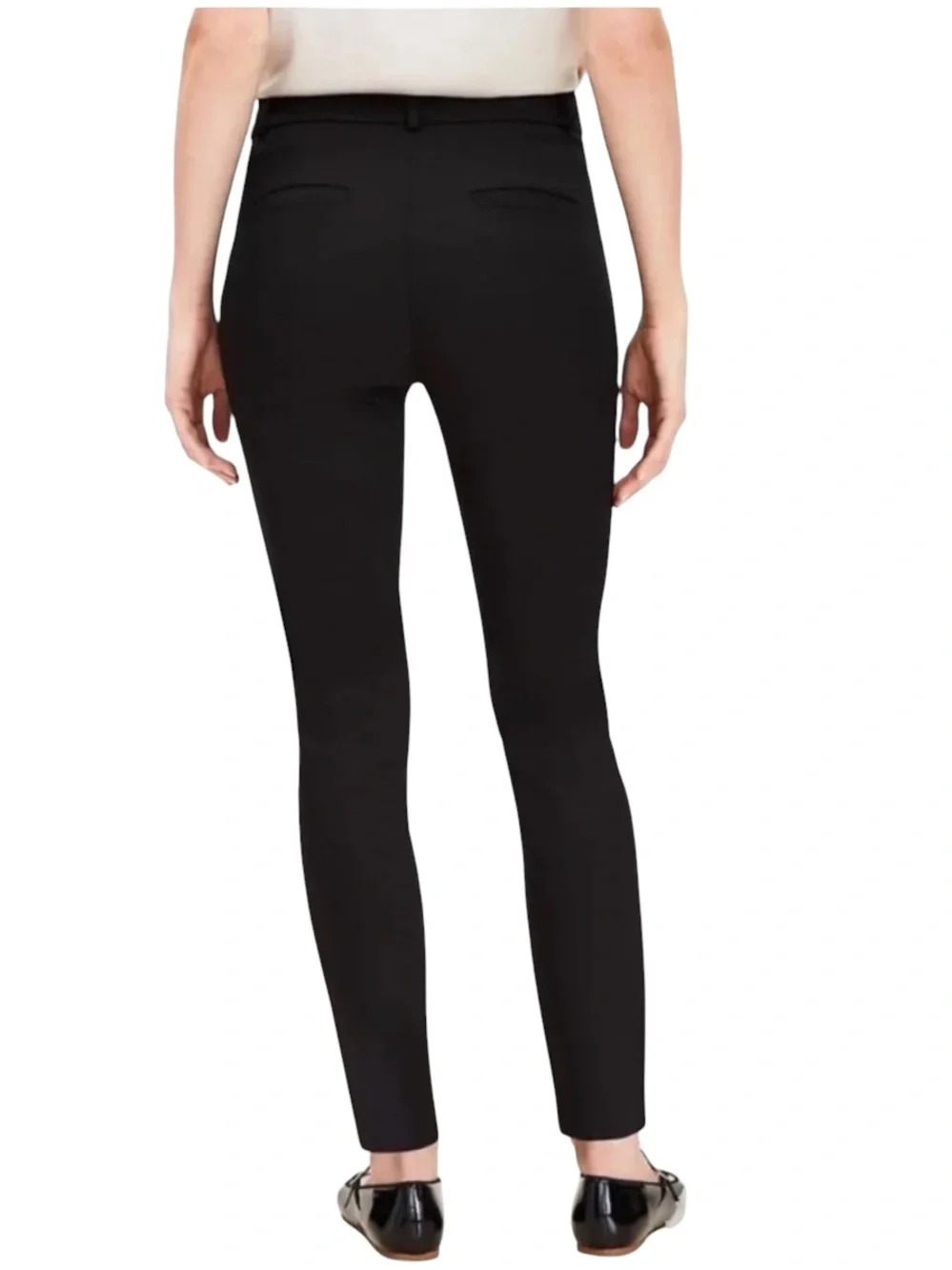 LOFT Black “The Skinny” Ponte knit Ankle Pants size 14